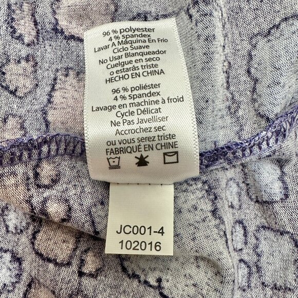 LuLaRoe Retired Julia Dress S Blue Multicolor Geometric Print SS Form Fit NWT - Picture 7 of 9